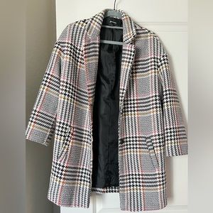 Stradivarius Houndstooth Coat
